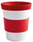 KAHLA 23H202A44003C cupit Becher 0,35 l cherry red To Go Becher aus Porzellan