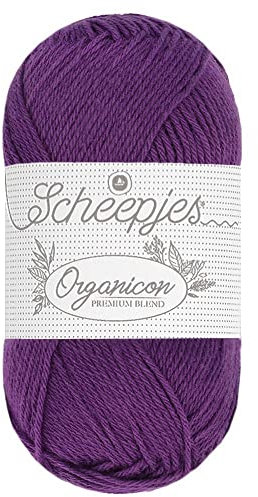 Scheepjes - Scheepjes 257 Perfekt Pflaume Organicon Garn - 5x50g