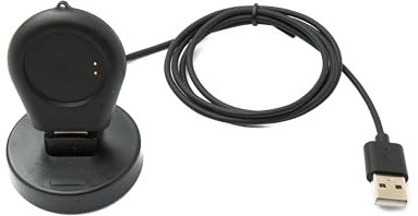 System-S USB 2.0 Kabel 93 cm Ladestation für OnePlus Watch Smartwatch in Schwarz