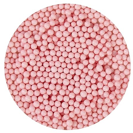 BrandNewCake® Perle Morbide Rosa 60gr - Decorazioni per Torte - Sprinkles - Confetti