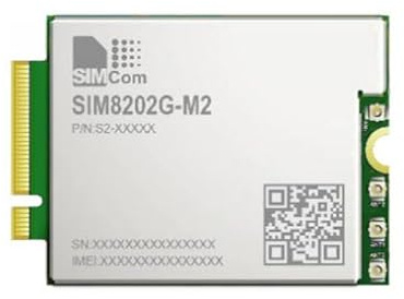 SIM8202G-M2 SIMCom Original 5G Modul M.2 Formfaktor Hoher Durchsatz Datenkommunikation Unterstützt R15 5G NSA/SA bis zu 2,4 Gbit/s Datenübertragung Vier Antennen Unterstützung