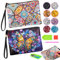 iKidiki Diamond Painting Kinder, Basteln Mädchen 6 7 8 9 10 11 12 Jahre Geschenk Mädchen 6 7 8 9 10 11 12 Jahre Spielzeug ab 6-12 Jahre Mädchen DIY Kreatives Kosmetiktasche Klein -2 Stücke