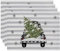 4er Set Platzset Weihnachten Tischset Weihnachten Leinen Platzdeckchen 30x45cm Winter Tischsets mit Kiefern Elch Schneeflocken Weihnachtsdeko (05)