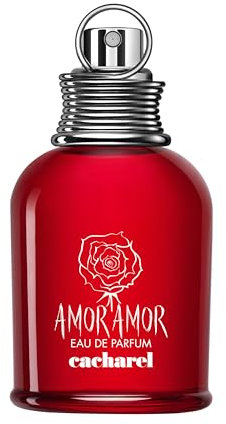 CACHAREL Amor Amor, Eau de Parfum Femme, Floral & Chypré, Accord de Poire, Accord de Rose & Musc Blanc, Tenue Longue Durée, Spray Vaporisateur, 30 ml