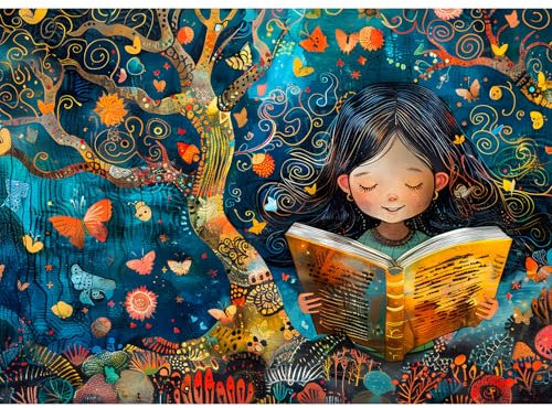 Jigsaw Puzzles for Adults 1000, Puzzles for Adults, Challenging Puzzles, Puzzle Game for The Whole for Women, Gifts for Men, Theme:Fairy Tale Girl