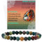 Bivei Indischer Achat - Stabilität - Perlenarmband für Frauen 6mm Halbedelstein dehnbarer elastischer Schmuck Yoga Geschenke