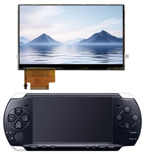 für PSP 2000 2001 2003 2004 LCD Display Ersatz für PSP 2000 Spielkonsole Display LCD Screen Replacement Glas Panel Matrix (ohne Touch Screen)