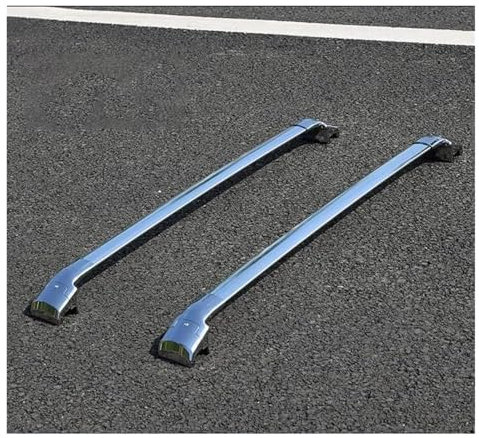 Dachträger Für VW für Tiguan 2018 2019 2020 2021 2022 2023 Dachträgerschienen Träger Querträger Querträger Aluminium Silber 2 Stück Relingträger
