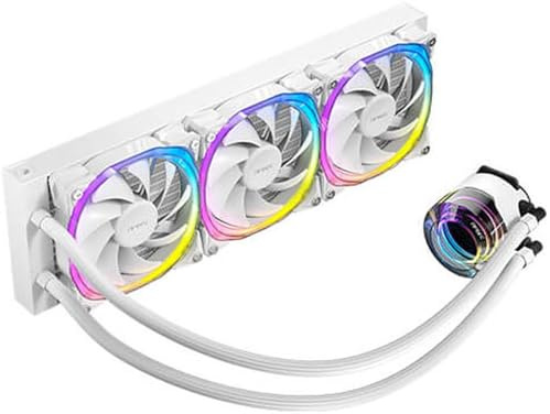 Antec Vortex 360 Argb Aio Liquid Cpu Cooler White Universal Socket 360Mm Radiato