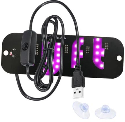 MagiDeal LED-Schilder für Auto, LED-Panel, dekorativ, 5,5 x 2,5 Zoll, multifunktionales Display für LKW, Restaurant, Hotel, Party