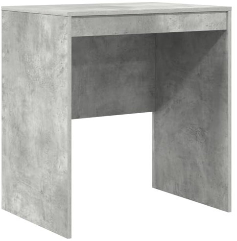 vidaXL Beton Grau Schreibtisch mit Stauraumschublade | MDF Material Kompakte Größe 70 x 50 x 76 cm Ideal für Zuhause & Büro Verwendung Modernes Studien Computer-Arbeitsplatz Minimalistisch