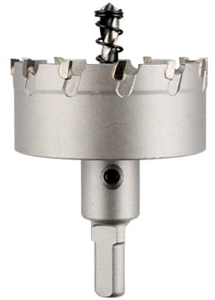 1 Stück 15-100mm TCT Lochsäge Hartmetallspitze Kernbohrer Cutter Bohrkrone for Metall Edelstahllegierung(15mm)
