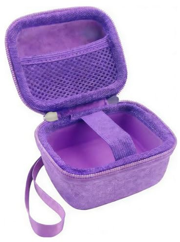 OPVYAEU Custodia Macchina Fotografica Bambini Viola, Borsa Protettiva per Macchina Fotografica Istantanea Pixpro, Portatile per Fotocamere Bambini, Idee Regalo Sicura