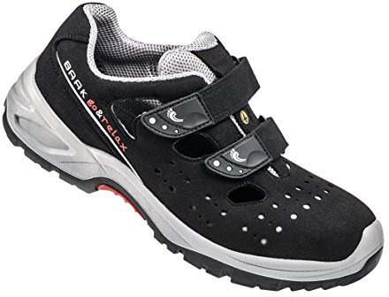 Sicherheitssandale Hardy Gr.42 schwarz/grau Mikrofaser S1P SRC ESD EN 20345 Baa