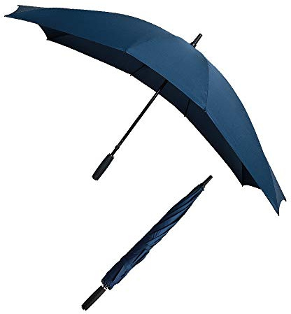 Falconetti Regenschirm für zwei Regenschirm, manuelle Öffnung, Marineblau