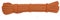 DoMyfit Corde d'escalade - 6 mm de diamètre - 500 kg - Haute résistance - Corde de Survie - Orange - 10 m