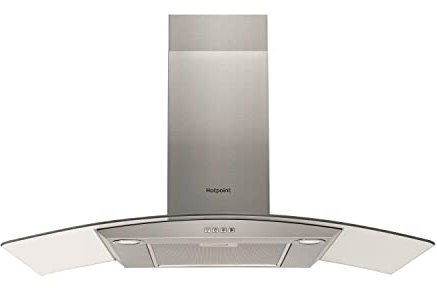 Hotpoint PHGC94FLMX 90cm Chimney Cooker Hood in Stainless Steel