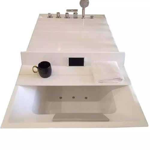 TGjY Badewannenabdeckung Anti-Staub-Falten-Staub-Platte Badewannenisolierungsabdeckung PVC weiß (größe : 170cm*75cm*0.6cm)