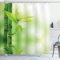 ABAKUHAUS Pflanze Duschvorhang, Bambus aus Wasser, Wasser Blickdicht inkl.12 Ringe Langhaltig Bakterie und Schimmel Resistent, 175 x 240 cm, Smaragdgrün