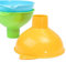 Aokshen 2 pièces entonnoir ménager en plastique large bouche vin grand outil de remplissage mise en conserve huile liquide confiture d'eau ménage essence maison cuisine Barware