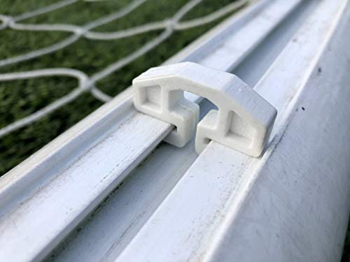Football Goal Net Hooks Ganci per Porta da Calcio, Confezione da 25 per Porta in Alluminio.