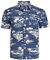 NOROZE Men's Hawaiian Shirt Regular-fit Short-Sleeve Palm Tree Shirts for Men (Small, Palm Tree Navy)