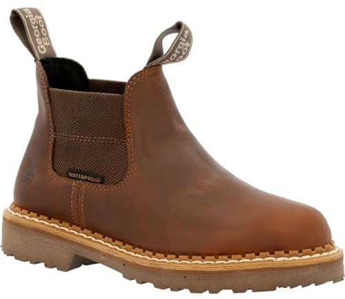 Georgia Giant Revamp Bottines Chelsea pour femme, marron, 41 EU