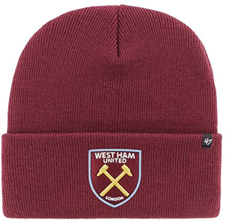 '47 West Ham United FC EPL Prize Fight Cuff Knit Weinrot Beanie-Mütze One-Size