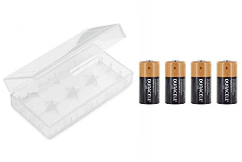 Duracell CR123A Lote de 4 pilas de litio de alta potencia 3 V CR123A