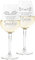 Colorfamily Coppia Calici Personalizzati Set da 2 calici Vino Personalizzati con Nome Mamma papà Migliore al Mondo - Bicchiere in Vetro 500 ml