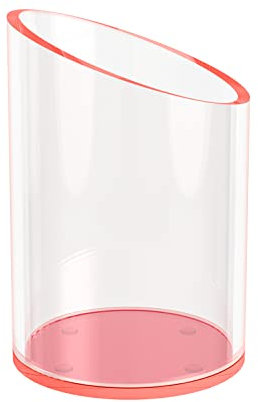 KOTEMON Stifthalter für Schreibtisch-Organizer, Acryl-Make-up-Pinsel-Organizer, Desinfektionsmittel-Halter, Stifthalter und Stiftehalter für Büro, Zuhause, Schule, Neonrosa
