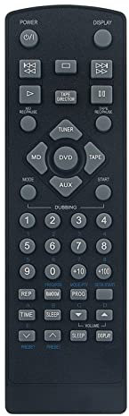 ALLIMITY Ersatz Fernbedienung passend für Yamaha Audio System RX-E600 RDS WD78360 RX-E600RDS RXE600RDS