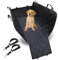 Recalma Hundedecke Auto Rückbank, Hundesitz für Hunde mit Seitenschutz, PKWs, LKWs, und SUVs, Autodecke Hund Rücksitz, Hundebox, Hundeleine, Schwarz
