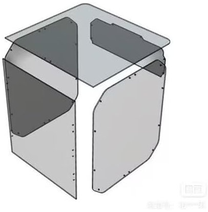 Bambu Lba P1P 3D-Drucker-Acrylplatten-Gehäuse-Kit