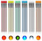 AUKENIEN 60 Stück 5MM 12V Vorverdrahtete LED Leuchtdioden Sortiment Kit 12 Volt Rundkopf Diffus LED Dioden Diodes Licht Leuchtdiode Set 6 Farben Weiß Rot Gelb Grün Blau Orange (10 Stück Jede Farbe)