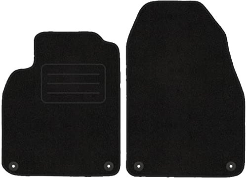 Vorne Velour Fußmatten Satz für Saab 9-3 II Cabrio (2002-2014) - 2-teilig - Passgenau