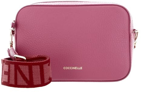 Coccinelle Tebe Umhängetasche Leder 18 cm, pulp pink, Einheitsgröße