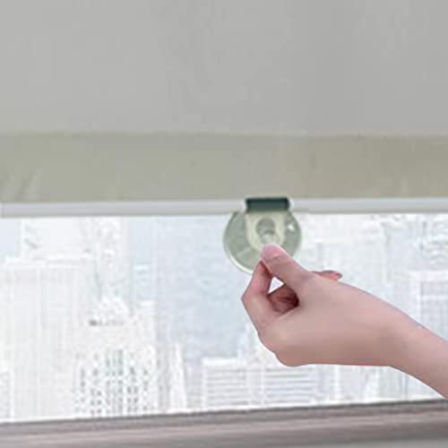 cortina Enrollable con Ventosa sin perforación,cortinas opacas para ventanas,persiana enrollables interior con ventosas para puertas/balcones,cortinas de privacidad temporal,Grey-55x125cm/22x49in