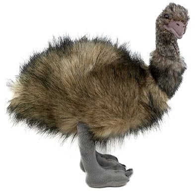 Teddys Rothenburg Kuscheltier Emu stehend grau 38 cm Plüschemu Plüschtier