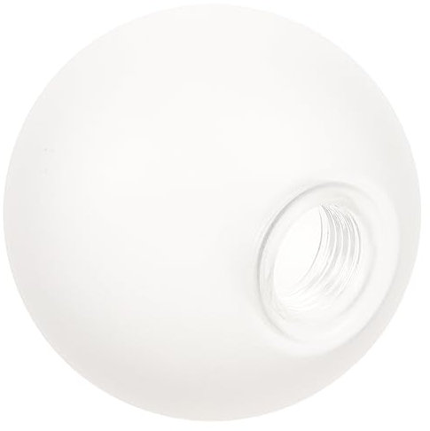 Holibanna Kugel Lampenschirm Ersatzglas Opal Glasschirm G9 Ersatzschirm 80mm Lichthöhle Lampen Abdeckung für Lichterkette Hängelampe Pendelleuchte Deckenlampe Wandlampe Wohnkultur Weiß