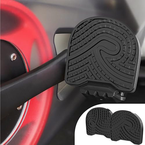 PeloFamily Großer Pedalkonverter Kompatibel mit Peloton Bike & Bike Plus, Pedale für normale Schuhe, Ersatzpedale Adapter, Pedalplatte, Flat Pedale, Flat Platform Clipless, Schwarz