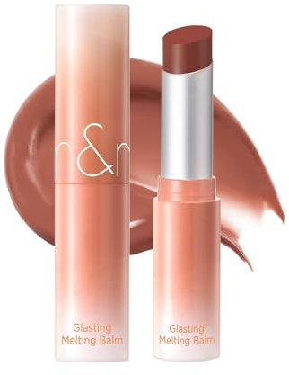 rom&nd Glasting Melting Balm (NEW) 6 Colorsㅣglänzend lipsㅣHumidité baumes à lèvresㅣTranslucideㅣ Haute pigmentationㅣVeganㅣ3.5g 0.12oz (13 Scotch Nude)