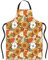 JASAKOO 70er Jahre Vintage Sonnenblume Blume Schürze, Latzschürze mit verstellbarem Hals, wasserdicht für Damen und Herren, Kochen Kellnerin, Koch, Bistro, Backen, Grillen, Friseur, Schuster, Schürze,