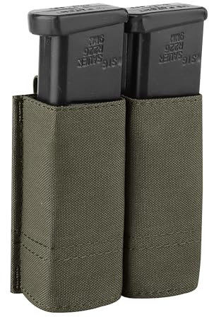KRYDEX GEAR Taktische 9MM Pistole Magazin Pouch Double Stack .40 45 ACP Pistole Mag Halter (Ranger Grün)