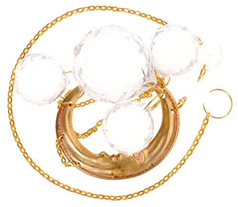 Kisangel Kristall hängende Dekoration Bling Kristall-Sonnenfänger Ornament Kristallverzierung für das Kristall hängender Sonnenfänger Erdfarben Leuchter Sonnenbrille