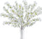 HUAESIN 6 Rami Fiori di Ciliegio Finti 82CM Fiori Ciliegio Finti Bianco Fiori di Ciliegio Fiori Artificiali di Seta Bouquet Fiori Finti Ciliegio Fiori Finti per Decorazioni Matrimoni Giardino