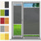 Plissee Klemmfix Ohne Bohren 24 x 125 cm, Klemmträger Befestigung Klemmträger, Plisseerollo Faltrollo Faltstores, Thermo Plissee Ohne Bohren, für Fenster & Tür, Grau