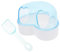 GRIRIW Sandbadebox Für Hamster Im Modernen Stil Töpfchen-trainingsbox Für Kleintiere Für Einfache Reinigung Und Viel Spaß Farbe
