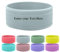Personalised Bottle Band, Silicone, Water Bottle Name Bands, Label for Bottles, Food Grade Silicon Non-Slip Anti-Heat Insulation Hollow Cup Sleeve (Gray)