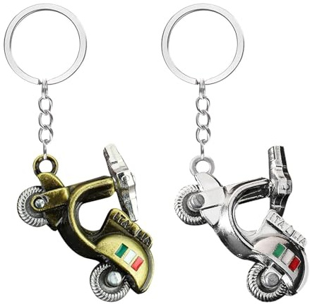 2 Stück Motorrad-Schlüsselanhänger, Metallanhänger-Schlüsselanhänger, Kreative Personalisierte Schlüsselanhänger, Schlüssel-Deko-Accessoires, Kleine Geschenke Für Männer